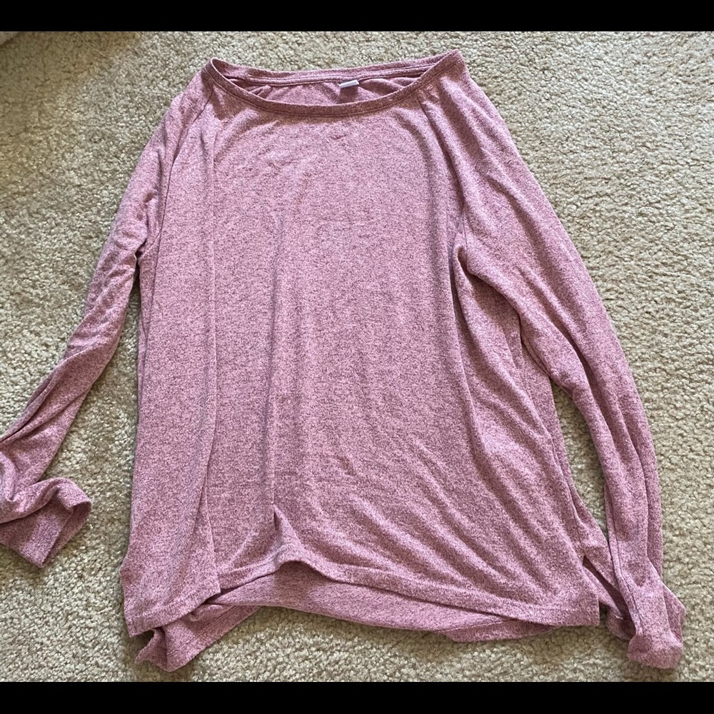 Long sleeve pink stretchy long sleeve